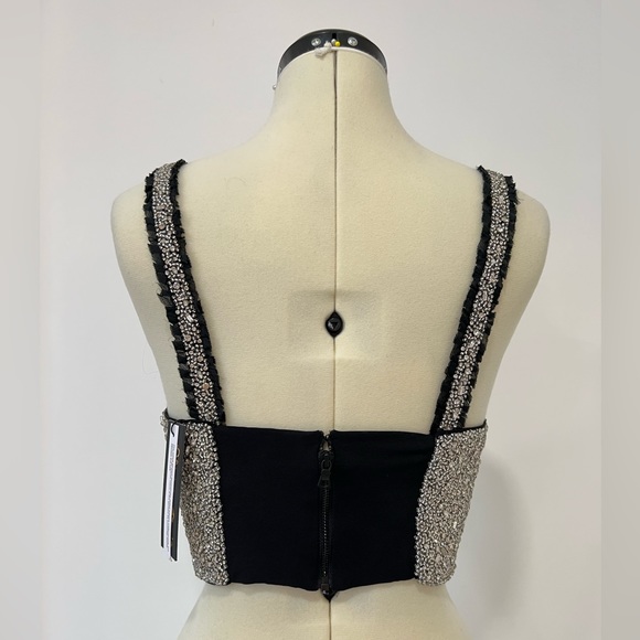 Alice and Olivia Carli Embellished Bra Top - Picture 5 of 11